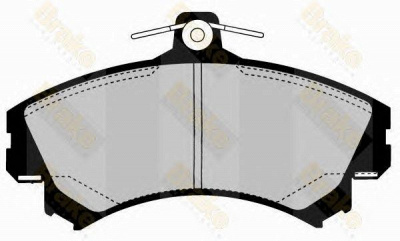 BRAKE ENGINEERING pa1609 -  Комплект тормозных колодок, дисковый тормоз